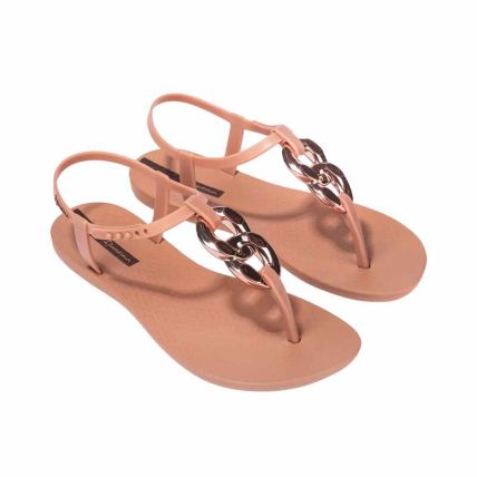 Sandalia Feminina Ipanema Class Connect Ii - 83701 - Marrom/marrom/rosa - Atacado