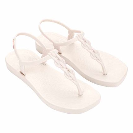 Sandalia Feminina Ipanema Class Pluma - 27506 - Bege/bege - Atacado