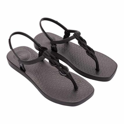 Sandalia Feminina Ipanema Class Pluma - 27506 - Preto/preto - Atacado