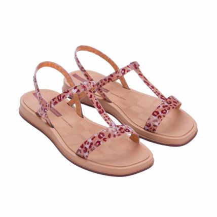 Sandalia Feminina Ipanema Glow Trendy - 27423 - Rosa/vidro/vermelho - Atacado