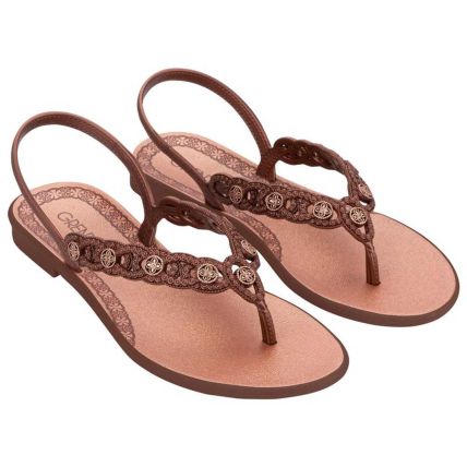 Sandalia Feminino Grendha Energia - 19453 - Cobre - Atacado