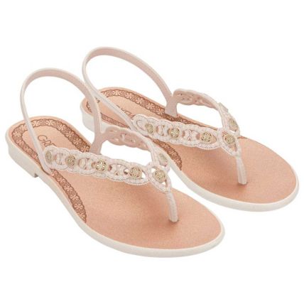 Sandalia Feminino Grendha Energia - 19453 - Off White - Atacado