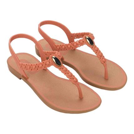 Sandalia Feminino Grendha Iluminada - 19446 - Rosa Gloss - Atacado