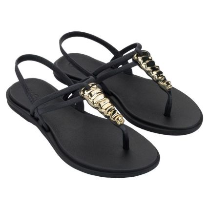 Sandalia Feminino Grendha Reluzencia - 19452 - Preto - Atacado
