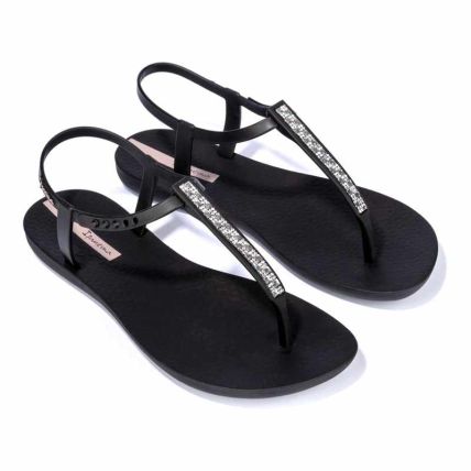 Sandalia Feminino Ipanema Class Chic Sandal - 83708 - Preto/cristal - Atacado