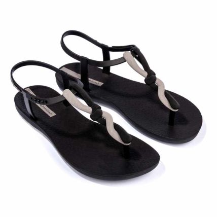 Sandalia Feminino Ipanema Class Daily Sandal - 83770 - Preto/cinza - Atacado