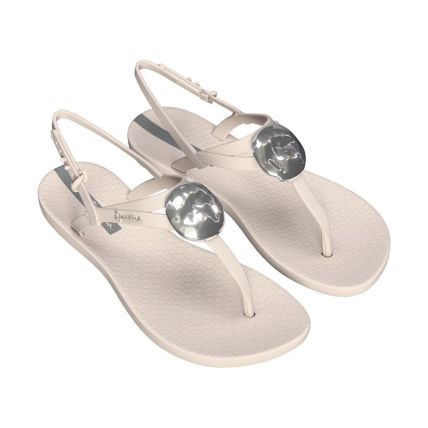 Sandalia Feminino Ipanema Class Model - 27685 - Bege/bege/cinza - Atacado