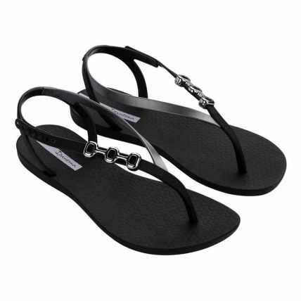 Sandalia Feminino Ipanema Sandal Rio - 83654 - Preto/prata - Atacado