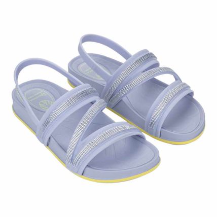 Sandalia Feminino Ipanema Shine - 27572 - Lilas/prata - Atacado