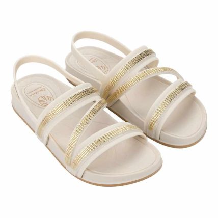 Sandalia Feminino Ipanema Shine - 27572 - Off White/bege - Atacado