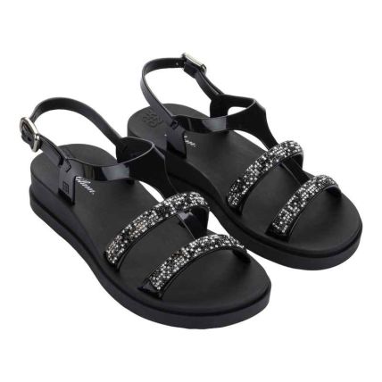 Sandalia Feminino Zaxy Glam New - 19438 - Preto - Atacado