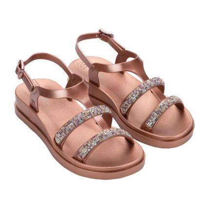 Sandalia Feminino Zaxy Glam New - 19438 - Rose Glamour - Atacado