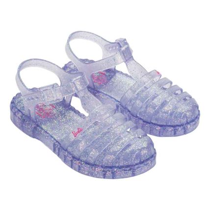 Sandalia Infantil Barbie Duo Aranha - 22459 - Vidro Glitter (Bx256) - Atacado