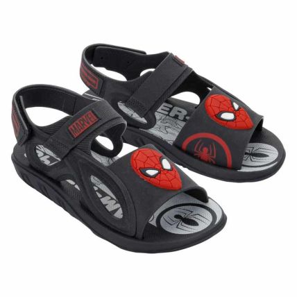Sandalia Infantil Marvel Power - 23445 - Preto/preto/vermelho - Atacado