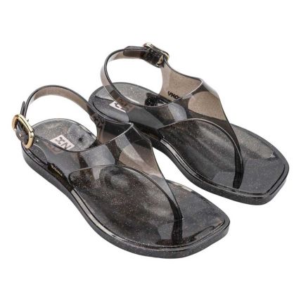 Sandalia Infantil Zaxy Jelly - 19593 - Preto Glitter - Atacado