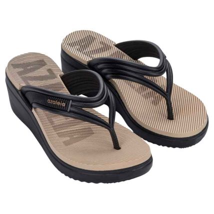 Tamanco Feminino Azaleia Emy - 19423 - Preto Degrade - Atacado