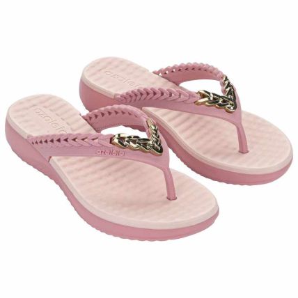 Tamanco Feminino Azaleia Ivy - 19385 - Rosa Suave/nude Claro - Atacado