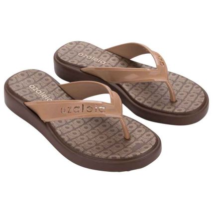 Tamanco Feminino Azaleia Olivia - 19482 - Marrom Mocca/marrom - Atacado