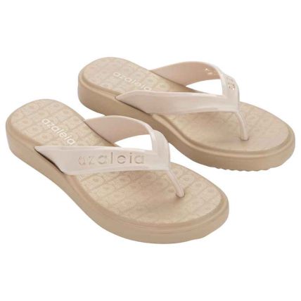 Tamanco Feminino Azaleia Olivia - 19482 - Off White/bege Claro - Atacado