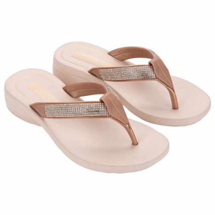 Tamanco Feminino Grendha Cristalina - 19403 - Rose - Atacado