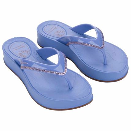 Tamanco Feminino Ipanema Shine Up - 27578 - Lilas Aura/marrom - Atacado