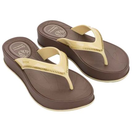 Tamanco Feminino Ipanema Shine Up - 27578 - Marrom/manteiga - Atacado