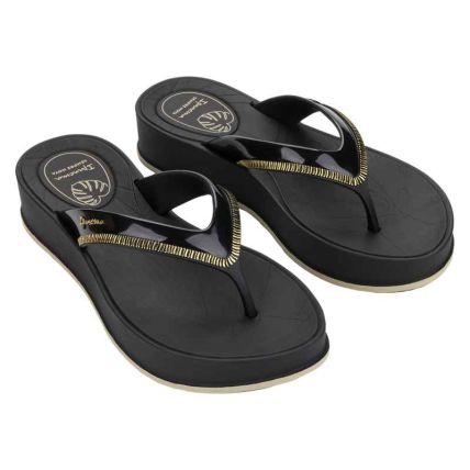 Tamanco Feminino Ipanema Shine Up - 27578 - Preto/preto - Atacado