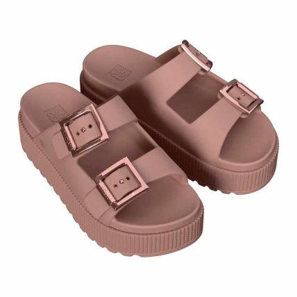 Tamanco Feminino Zaxy Partiner Air High - 19458 - Nude Medio - Atacado