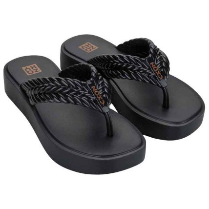 Tamanco Feminino Zaxy Plot - 19465 - Preto - Atacado