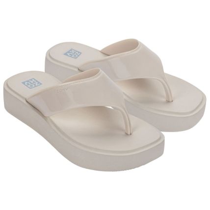 Tamanco Feminino Zaxy Zoom - 19244 - Off White Medio - Atacado