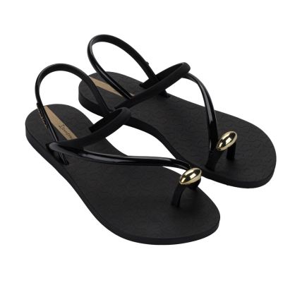 Sandalia Feminina Ipanema Glam Ring - 27378 - Preto/bege - Atacado