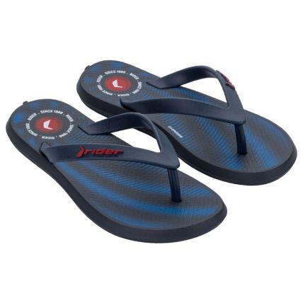 Chinelo Infantil Rider R1 Style - 11957 - Azul/azul Escuro/vermelho - Atacado